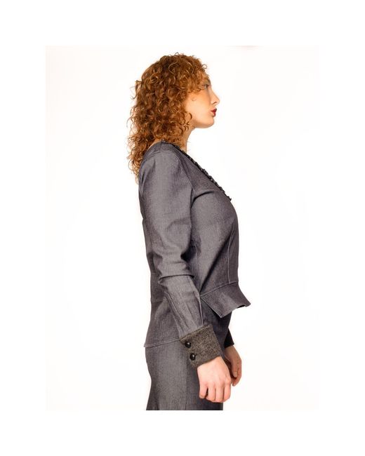 MARGOT VII Blue Luz Blouse