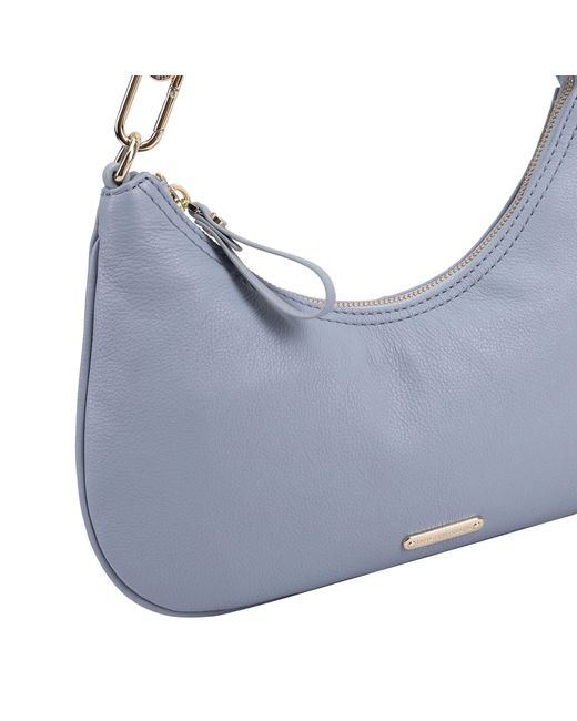 Paul Costelloe Blue Neutrals Tirana Leather Shoulder Bag