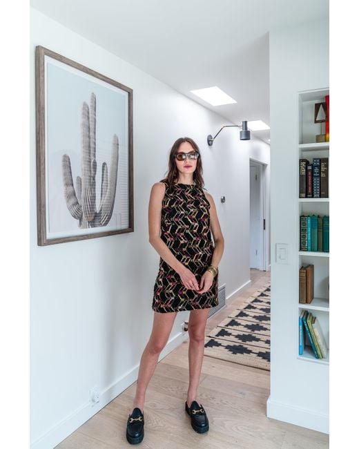 Jennafer Grace Black Penelope Mini Dress