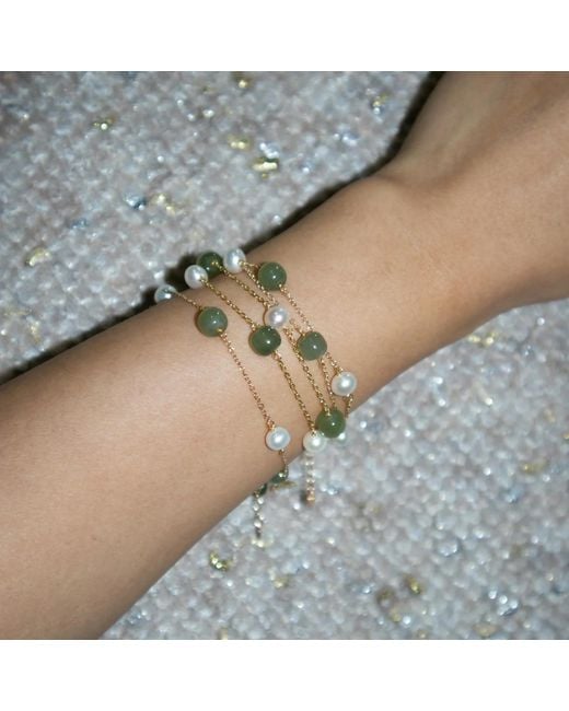 seree Multicolor Olivia Jade Pearl Bracelet