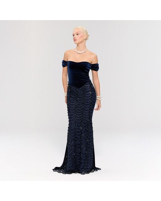 Nur Karaata Blue Dynasty Waltz Dress