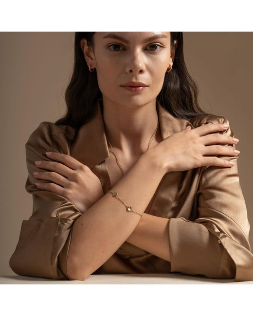 Dower & Hall Metallic Solid Diamond Cascade Huggie Hoops