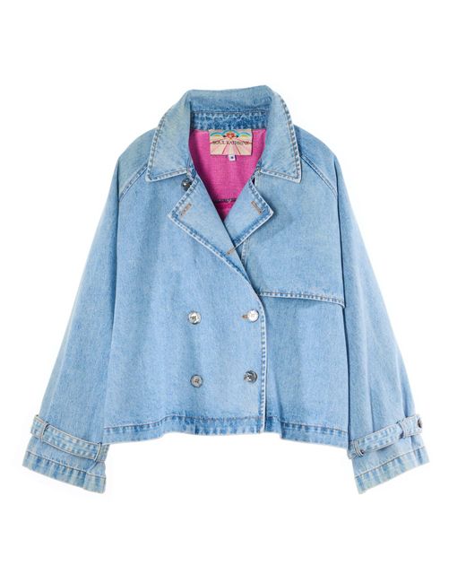 Soul Kathrine Blue Jade Denim Jacket Light