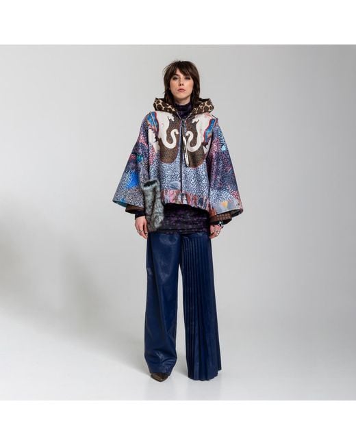 ARTISTA Blue Tara Printed Jacket
