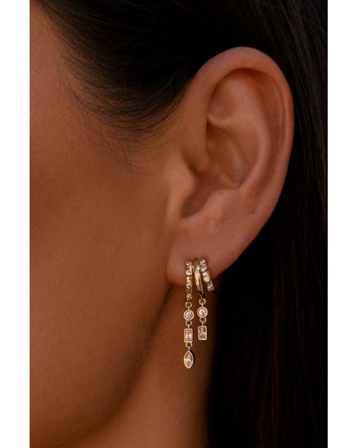 Aaria London Metallic Petra Earrings