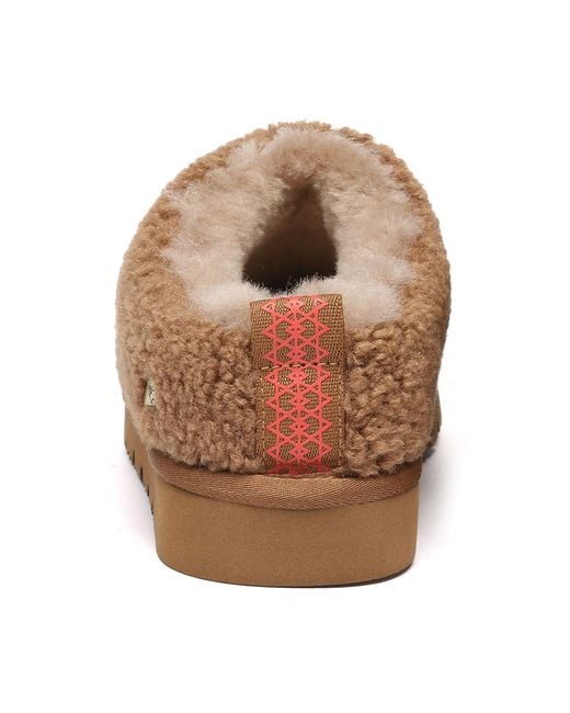 EverAu Australia Brown Snipe Plush Ankle Slippers