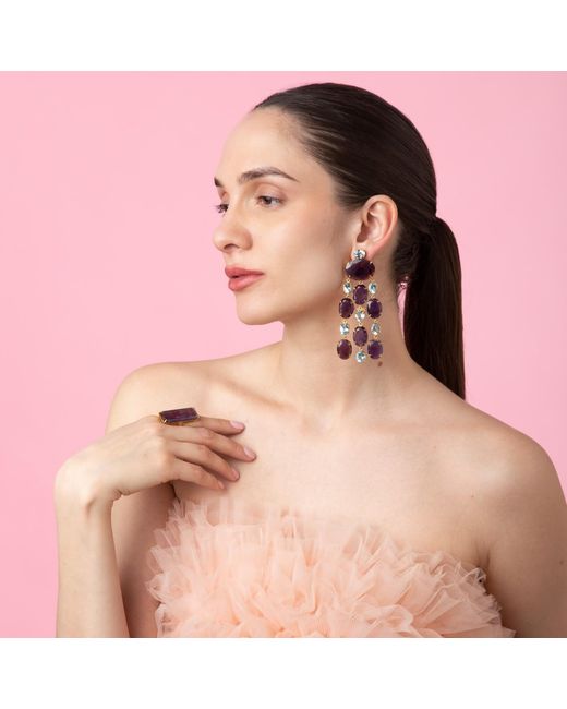 Bounkit Multicolor Marysol Earrings Pierced