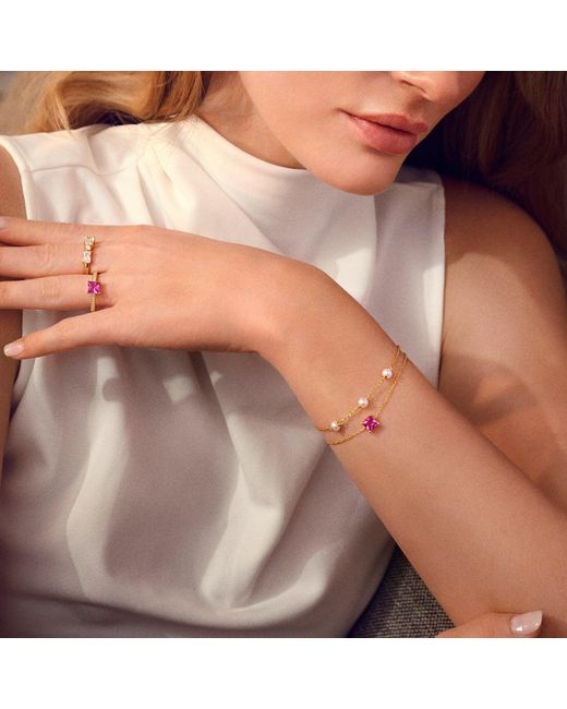 Sif Jakobs Jewellery Metallic Bracelet Padua Tre