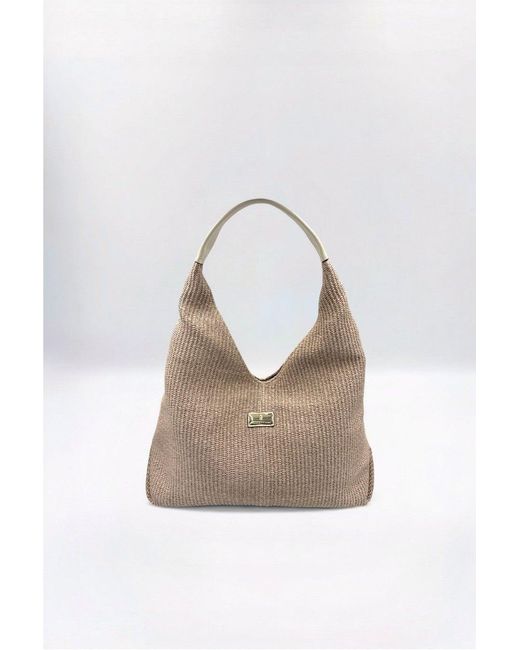 Franchetti Bond Gray Neutrals Bronte Italian Raffia Classic