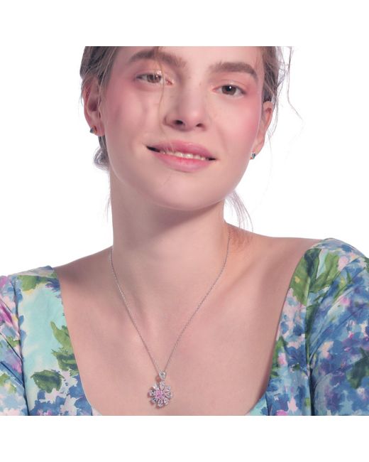 Jiaying Wang Wjy Studio London Multicolor Brilliant Diamond Sun Necklace