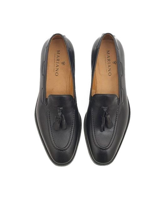 Mariano Shoes Black Sagres Loafers for men