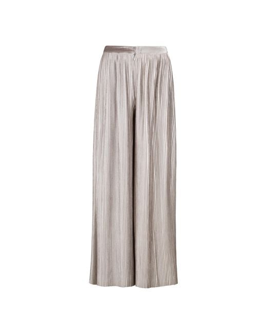 Boutique Kaotique Gray Loose High Waisted Velvet Trousers