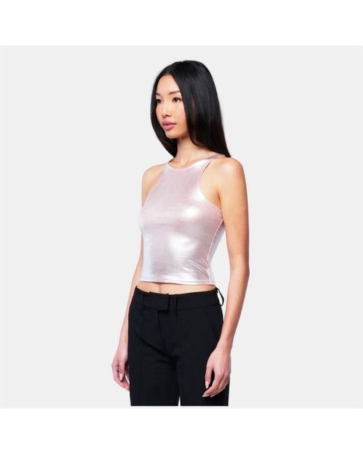 OW Collection Pink Nina Sleeveless Top