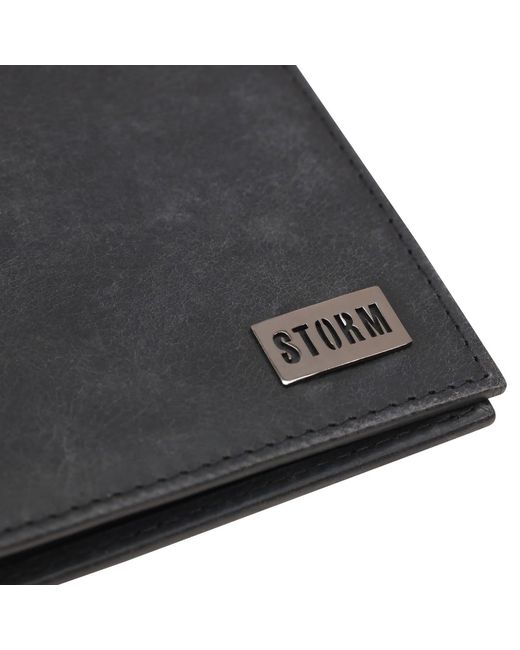 Storm Black Odin Leather Wallet for men