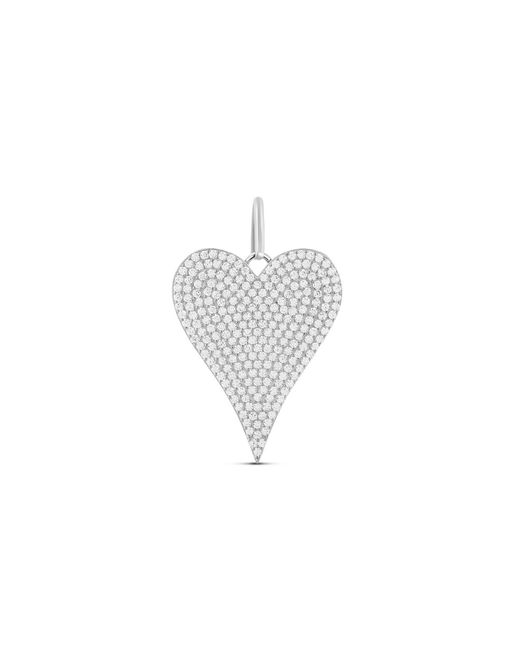 SHYMI White Pave Heart Charms