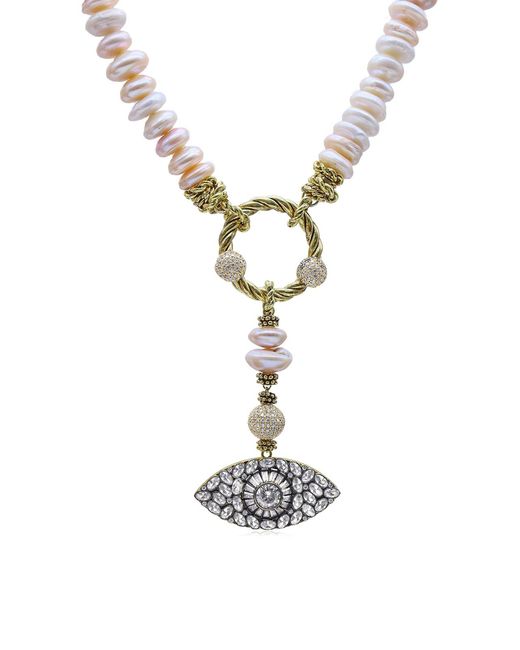 Bayemeyc White Nerithea Pearl Necklace