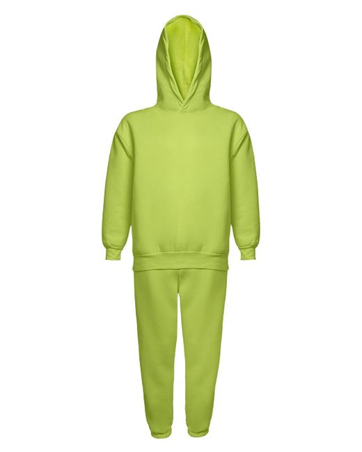 Monique Store Green Hoodie & jogger Pants Neon Yellow Set for men