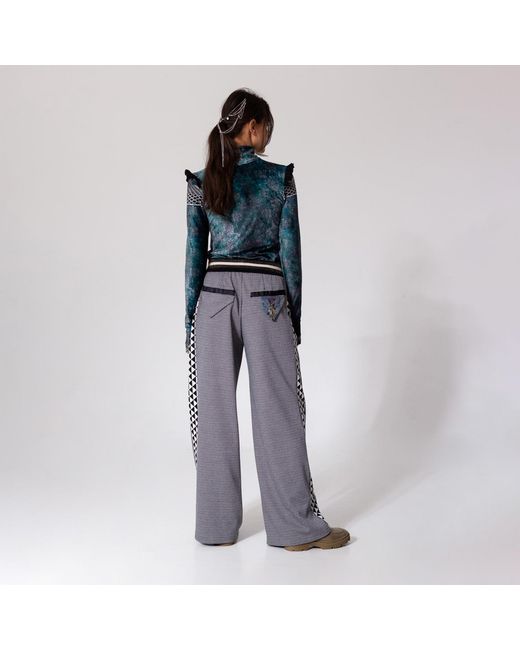 ARTISTA Blue Fortune Hide Top