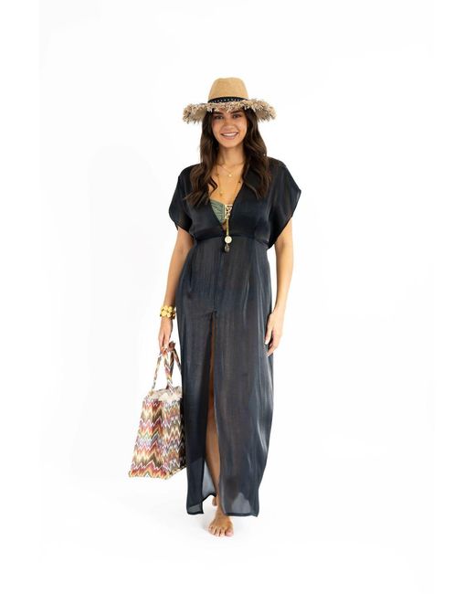 Leyla Maya Ltd Black Sophia Beach To Bar Dress