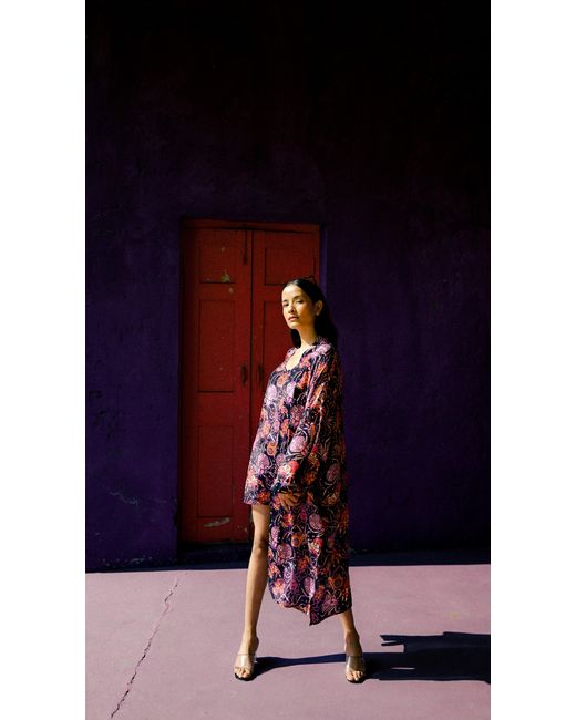 Any Old Iron Purple Spiders From Mars Short Dress
