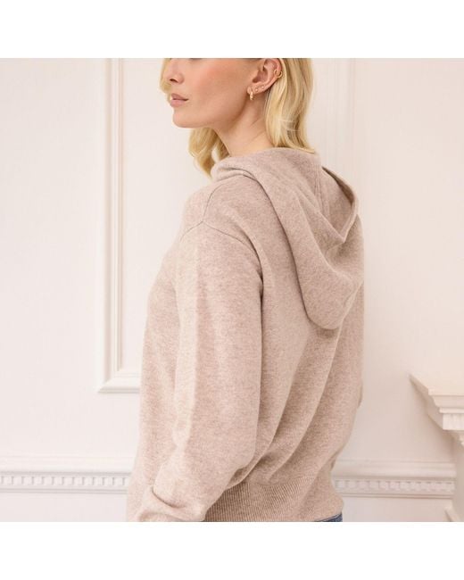 Cove Natural Cashmere Fawn Hoodie