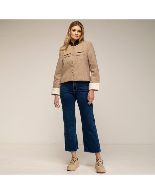 Tantra Spain Sl Brown Jacket With Front Pocket Detail