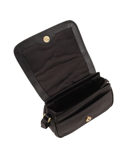 Lloyd Baker Black Amritsar Leather Crossbody Bag