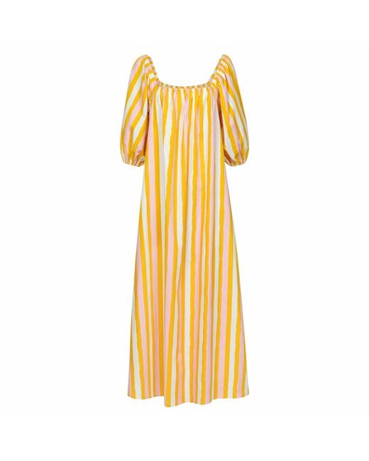 SUNSHINE TIENDA Metallic Sunkissed Stripe Ace Dress