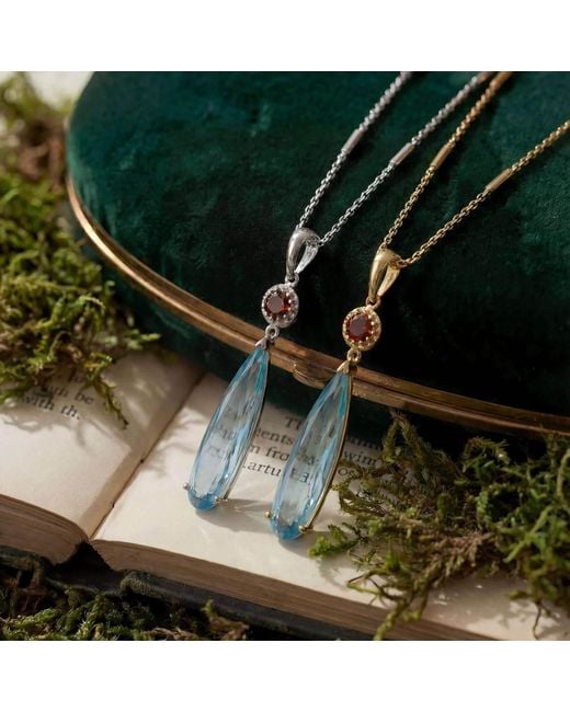 Azura Jewelry New York White Howl's Moving Castle Necklace Vermeil