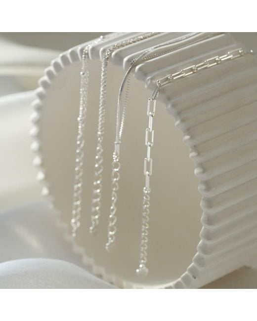 Esterah Metallic Double Bobble Chain Bracelet
