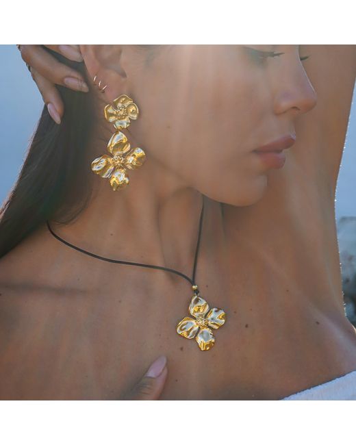 Mickey's Girl Metallic Marigold Waterproof Jewelry Set