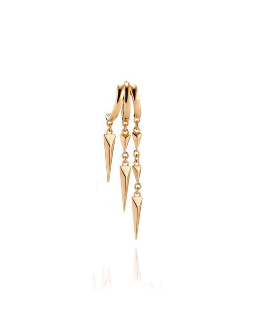Aaria London Metallic Paloma Illusion Earrings