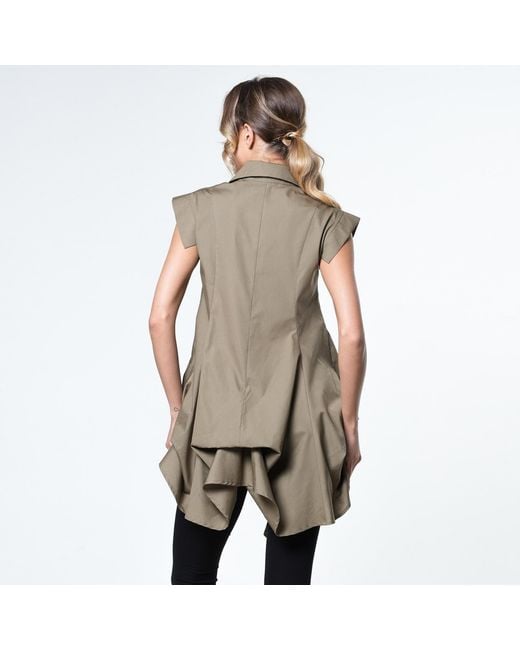 Metamorph Brown Extravagant Cotton Shirt
