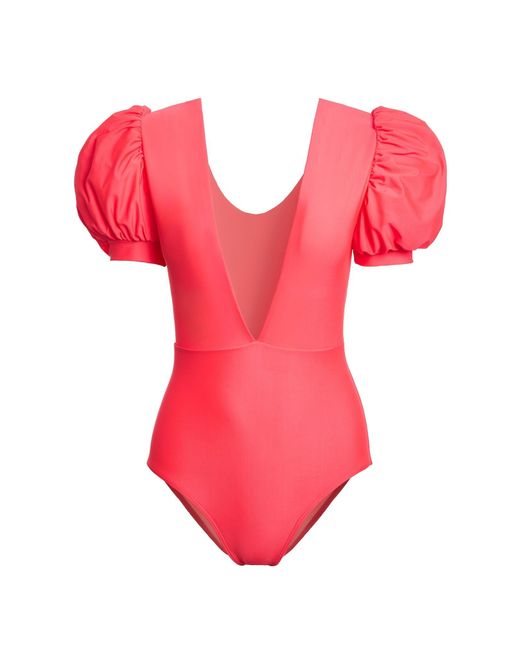 Paola Amador Pink Mangas V Swimwear