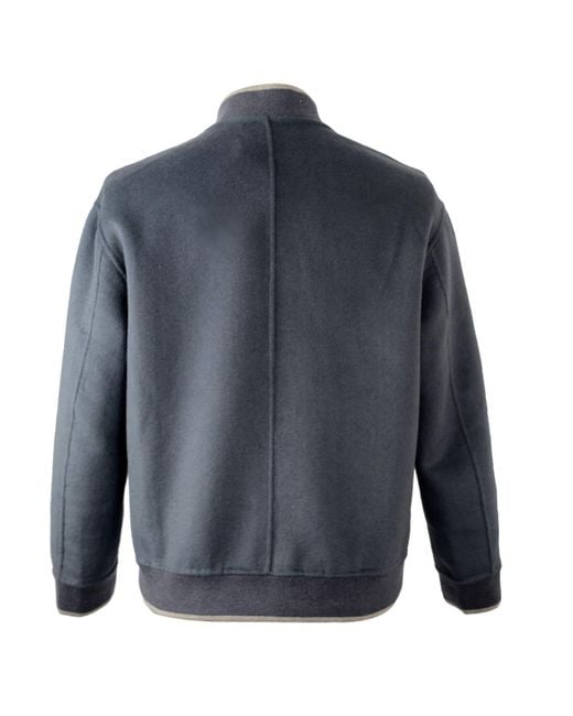 DAVID WEJ Blue Harrison Casual Jacket for men