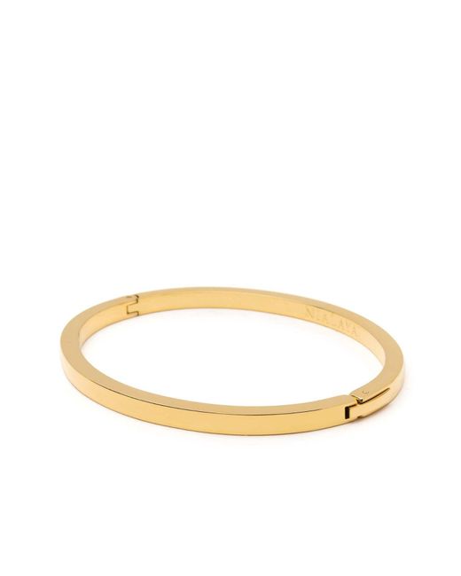 Nialaya Metallic Simplicity Bangle for men