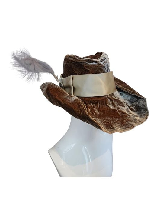 Romer Millinery Brown Neutrals Morphy Moldable Fedora