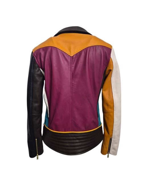 Zasta Studio Blue Artifact Theory Biker Leather Jacket B