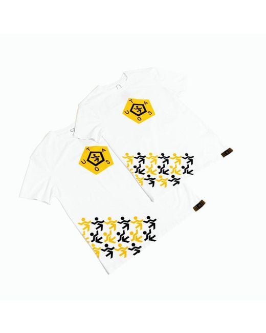 Chuks Collins Blue Tasou Logo Printed T-Shirt for men
