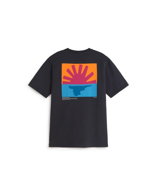 Thinking Mu Blue Mediterranean Sunrise Zach T-Shirt for men
