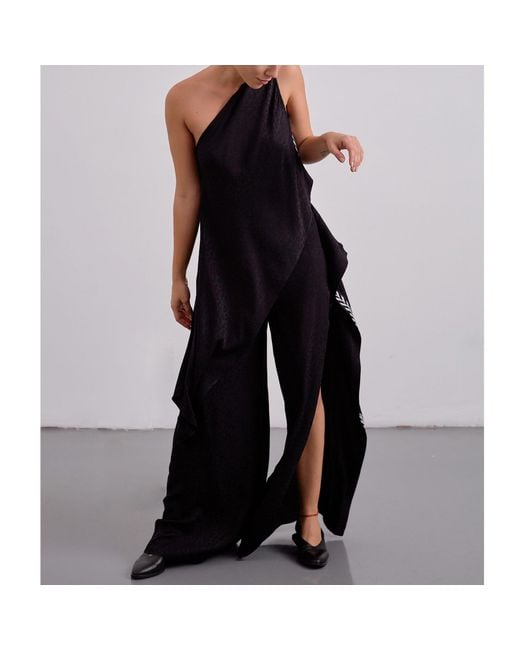 Mirimalist Black Playful Pants