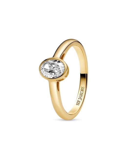 Sif Jakobs Jewellery Metallic Ring Sardinien Ovale Piccolo