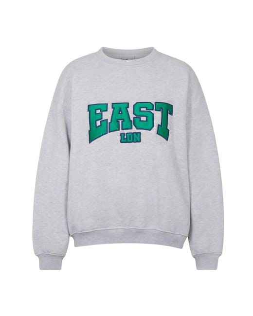 Hoops + Chains LDN Gray East Ldn Sweatshirt