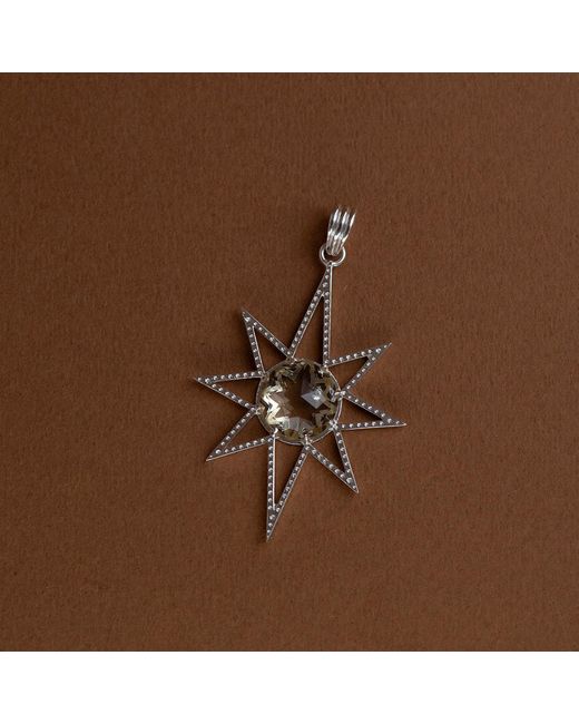 Zoe & Morgan Metallic Sunburst Charm