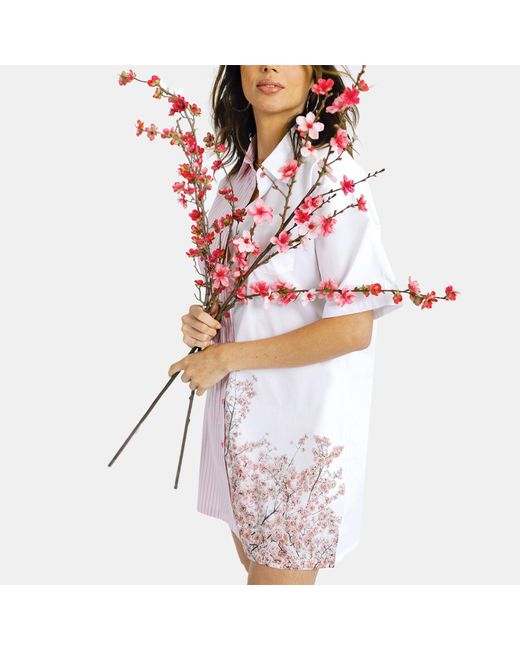 Zenzee Multicolor Two Tone Shirt Dress