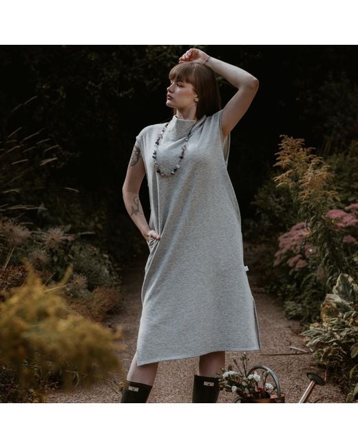 Frock Tales Gray Sleeveless Quest Longline Over Vest