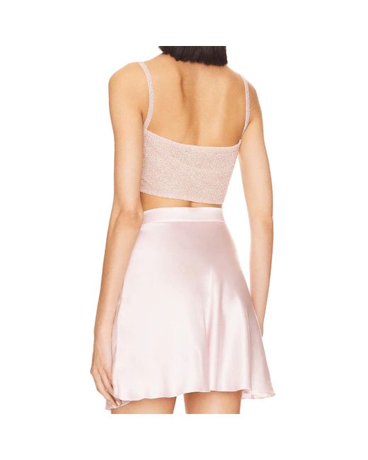 Oceanus Pink Neutrals Tallulah Crystal Co-Ord Pull On Top