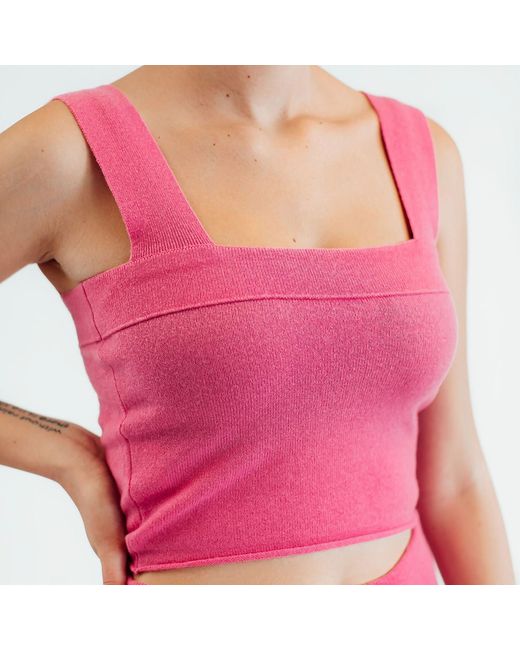 Zenzee Pink Cashmere Bralette