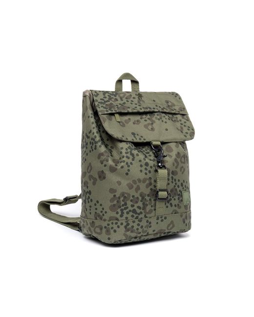 Lefrik Green Kaut Mini Backpack Cheeta