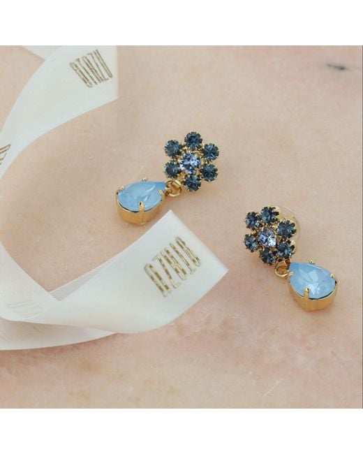 Otazu Blue Myrte Light Earrings